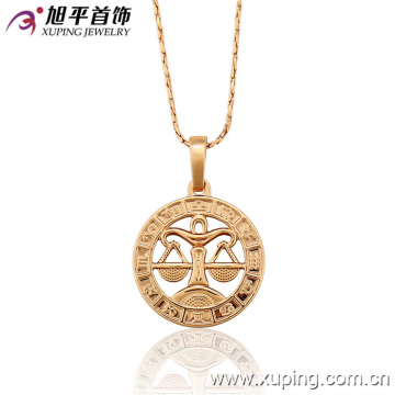32454 Fashion jewelry 18k gold plated constellations pendant